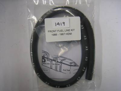 Fuel Line Hose Pkg.-66-67 Hemi-Front