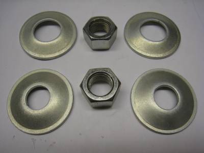 Rear Lower Shock Absorber Mounting Pkg.-Zinc