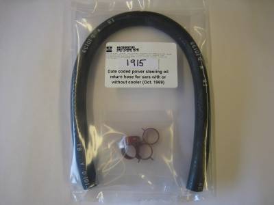 Power Steering Pump Return Hose Pkg.-October 69 Date Code