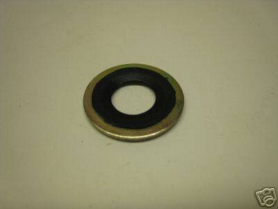 Oil Pan Drain Plug Washer-Metal/Rubber