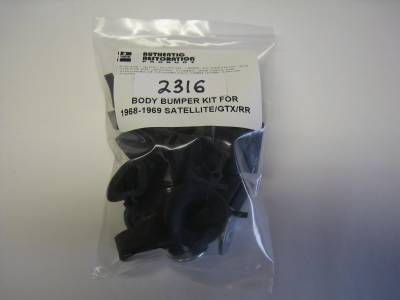 Body Bumper Pkg.-68-69 B-Body Plymouth