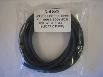 Windshield Washer Reservoir Hose Pkg.-66 B-Body Electric Pump