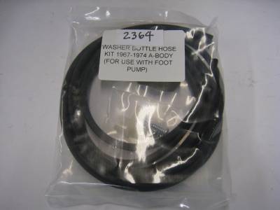 Windshield Washer Reservoir Hose Pkg.-Premium-67-74 A-Body Manual Pump