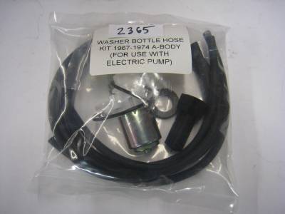 Windshield Washer Reservoir Hose Pkg.-Premium-67-74 A-Body W/Electric Pump