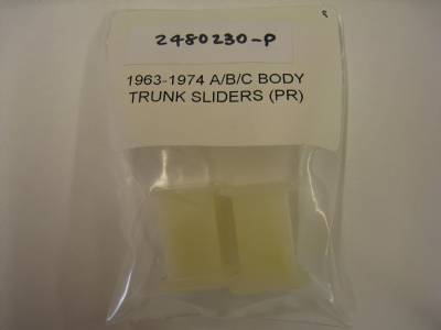 Deck Lid/Trunk Slider Pkg.-63-74 A/B/C-Body