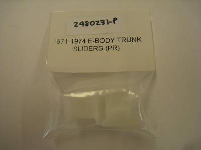 Deck Lid/Trunk Slider Pkg.-71-74 E-Body