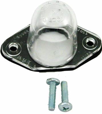 License Plate Lamp Lens - "Bullet" Style