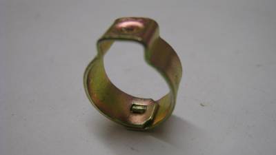 Fuel Line Crimp Clamp-"Keystone" Type -1/4"