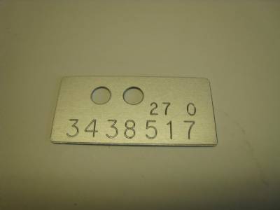 Distributor Tag 71 340