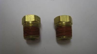 Radiator Lower Tank Cooler Line Plug Pkg.-Brass