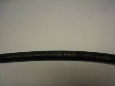 Power Brake Booster Hose/Clamp Pkg.-6/18/68