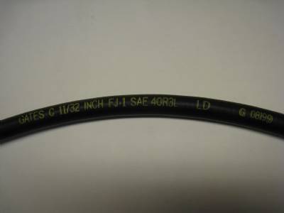 Power Brake Booster Hose/Clamp Pkg.-8/19/69