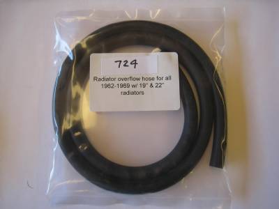 Radiator Overflow Hose-62-69 19"/22"