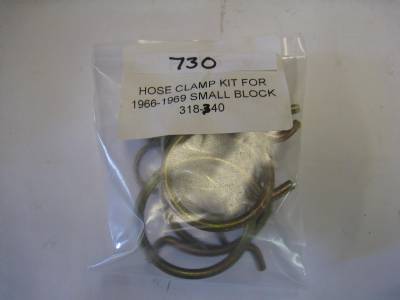 Radiator/Heater Hose Clamp Pkg.-66-69 Small Block