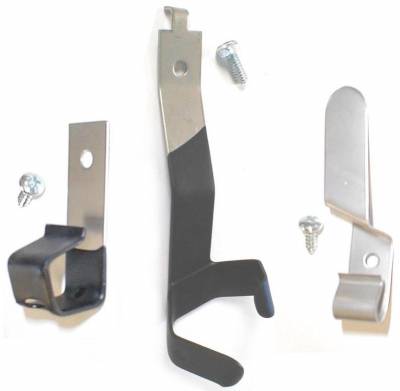Battery Cable/Speedo Cable/Brake Line Bracket Pkg. 66-70 B-Body